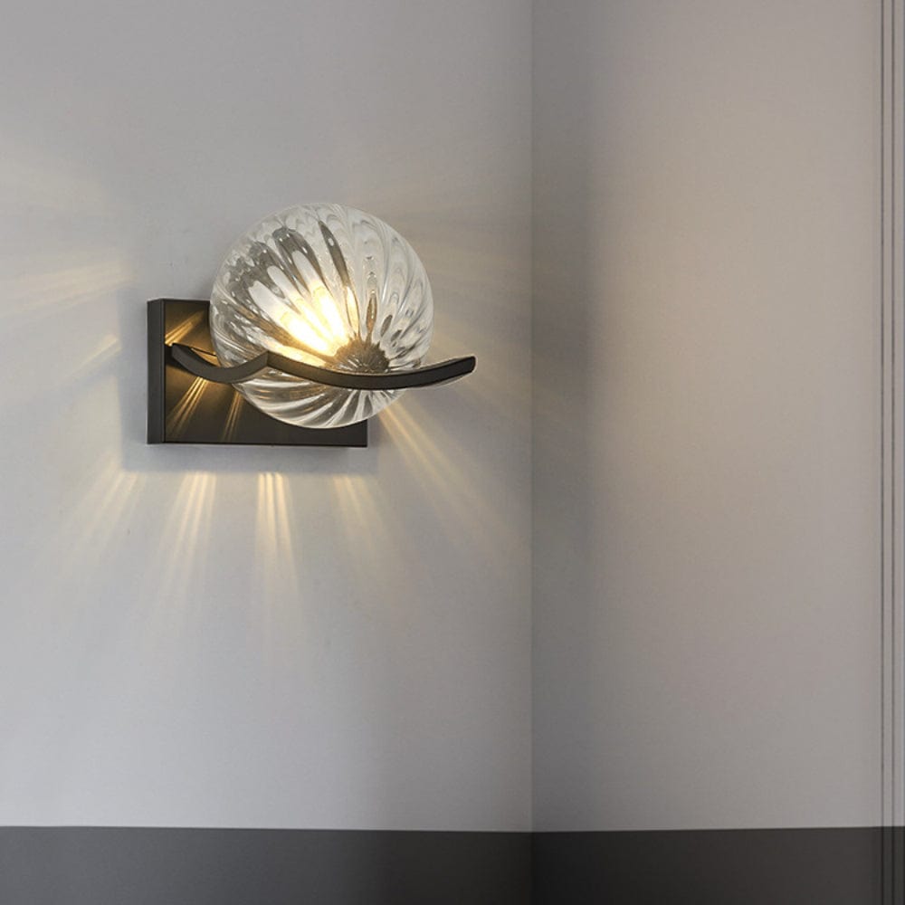 Modern LED Wall Lamp – Elegant Glass Lighting Fixture