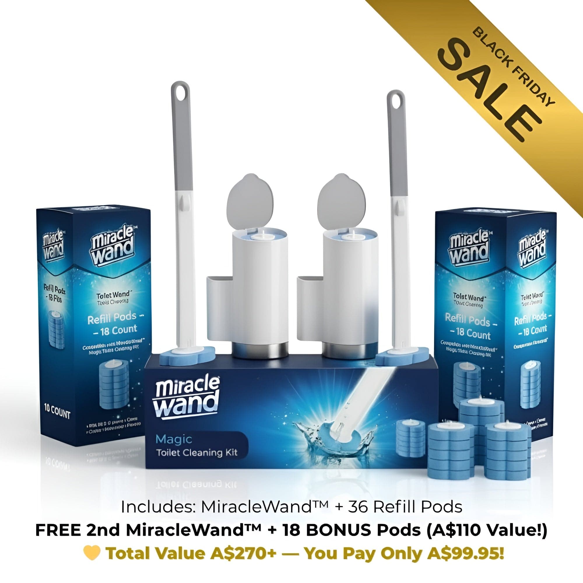 MiracleWand™ Magic Toilet Brush (BOGO)