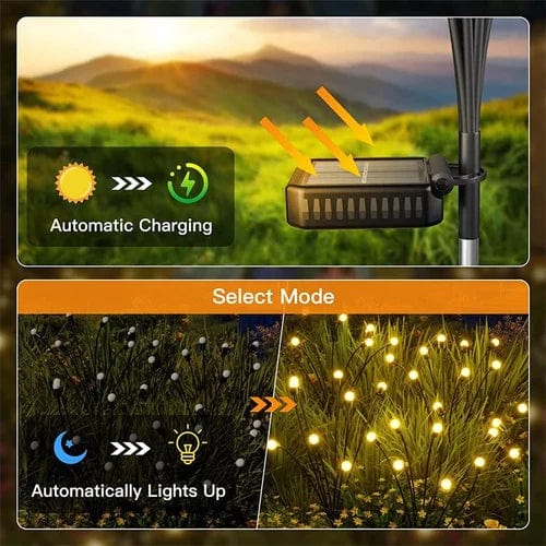 Flexible Solar Firefly Lights – Magical Outdoor Decor