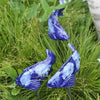 Flowing Garden Fish Sculpture - Unique Outdoor Decoration