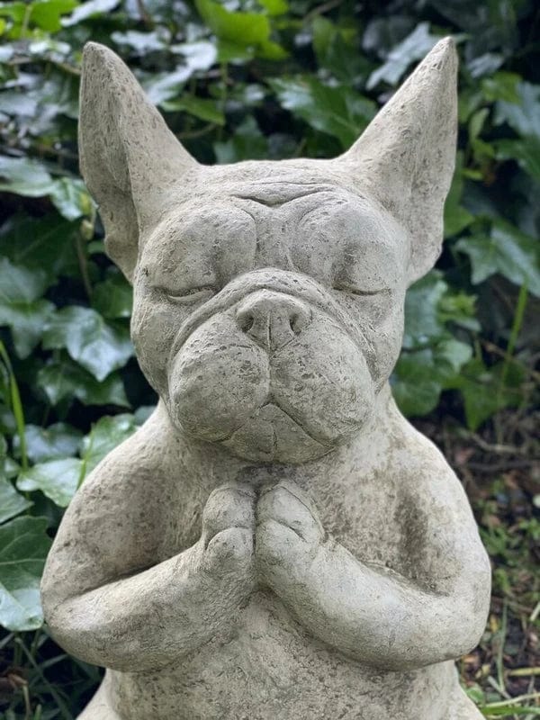 Charming French Bulldog Statue – Perfect Indoor & Outdoor Décor for Dog Lovers