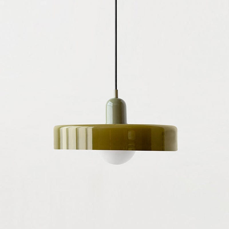 Stained Glass Pendant Light – Modern Bauhaus Design