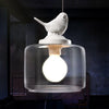 Bird Hanging Lamp - Whimsical Elegance with Warm LED Lighting