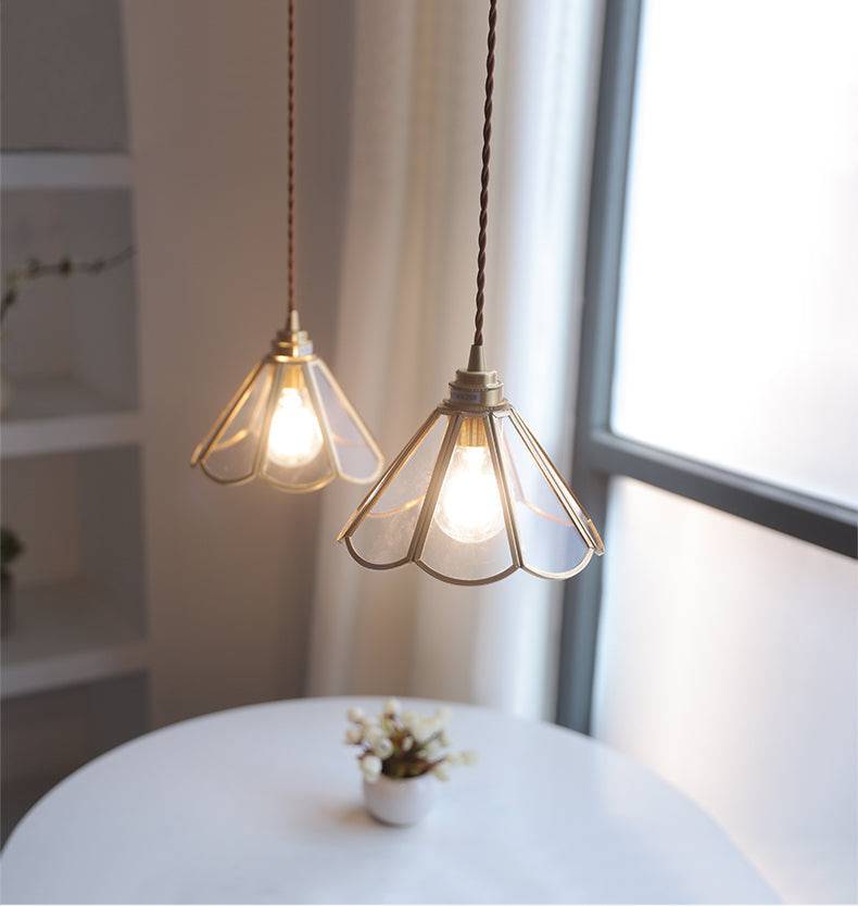 Elegant Clear Glass Pendant Light - Timeless Design