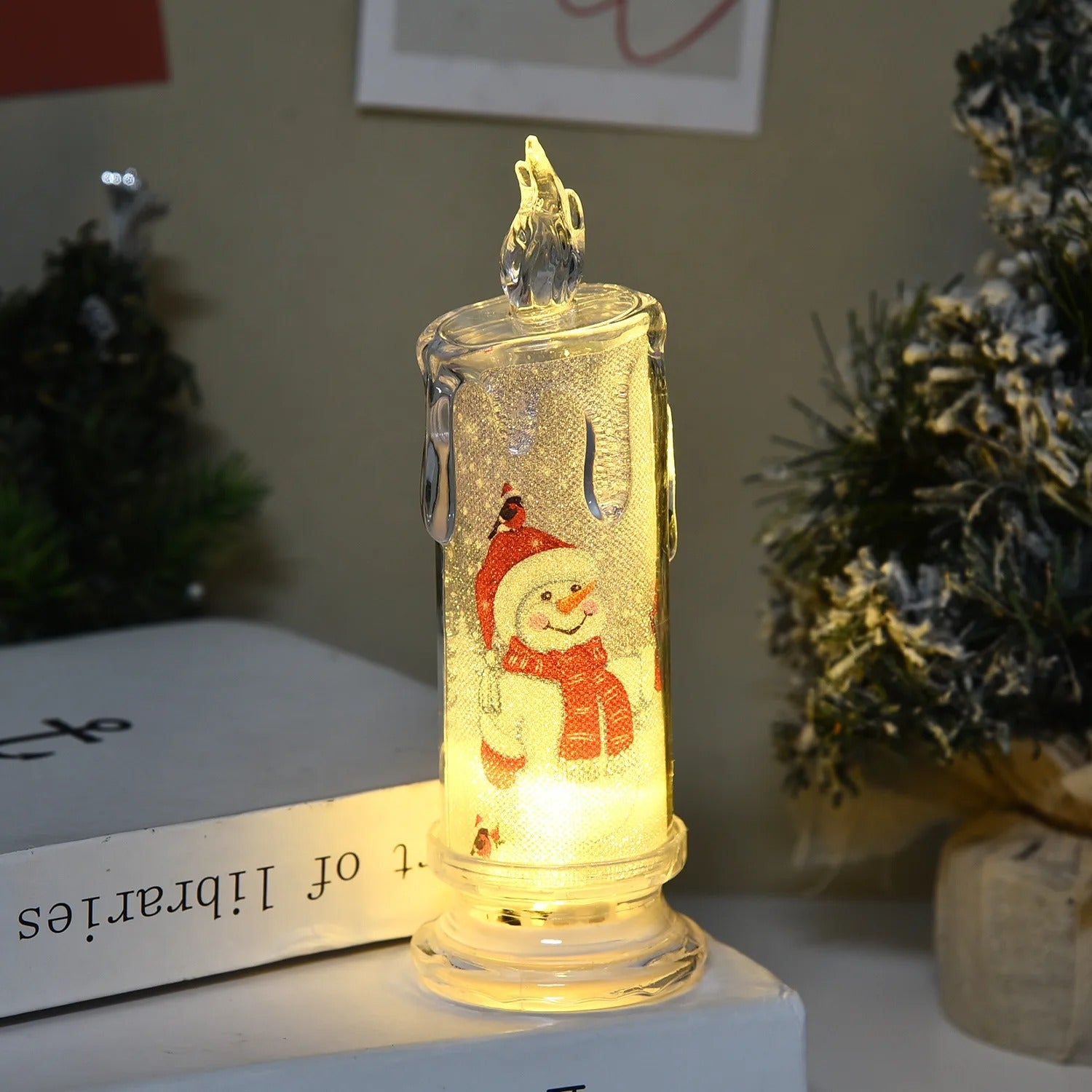 Christmas Candle Lights Simulated LED Mood Lighting