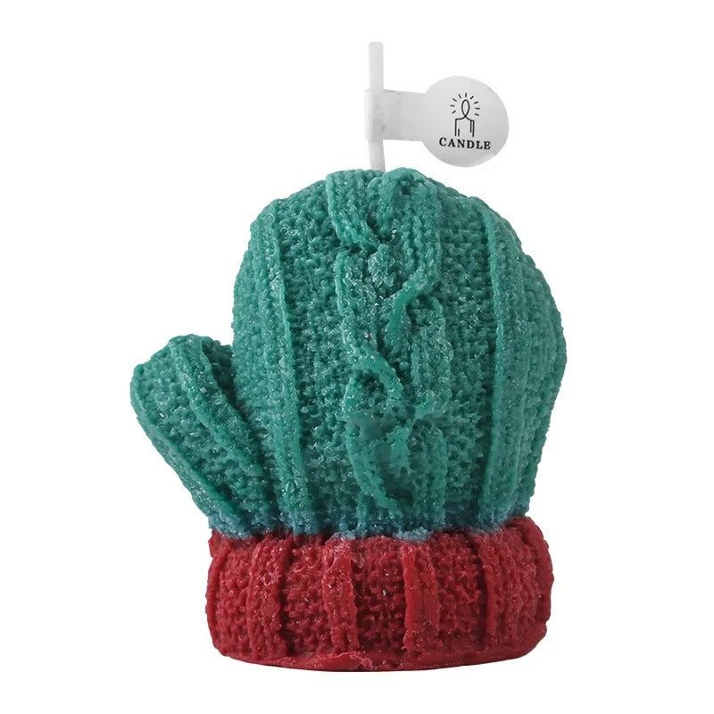 3-Piece Christmas Glove Candles