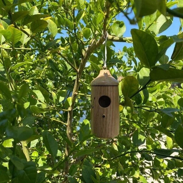 Handcrafted Wooden Hummingbird House – Charming Outdoor Decor