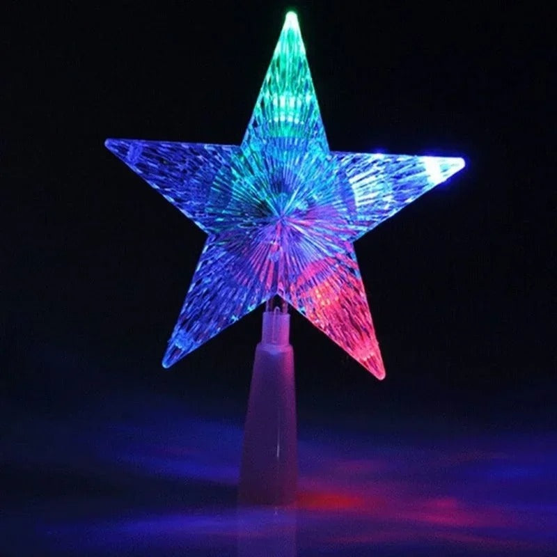 Colour Changing Christmas Tree Topper Star