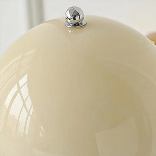 Cream Mushroom Walkway Wall Light – Elegant Glass Fixture