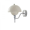 Cream Mushroom Walkway Wall Light – Elegant Glass Fixture