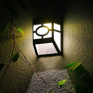 Solar LED Wall Light (2-Pack) – Energy-Efficient Outdoor Lighting