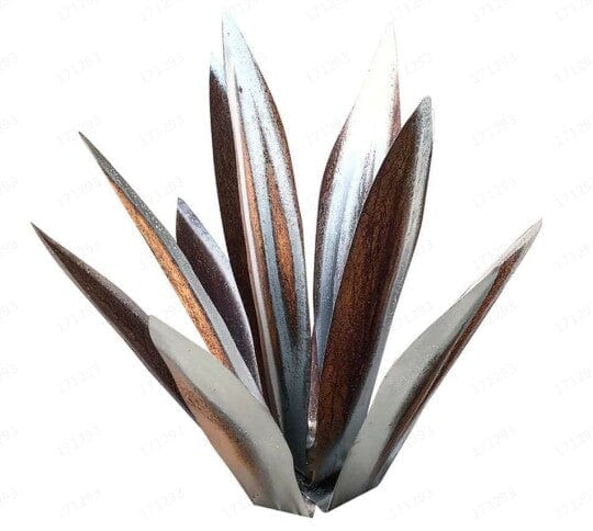 Handcrafted Red Tequila Agave Plant Sculpture – 35 cm