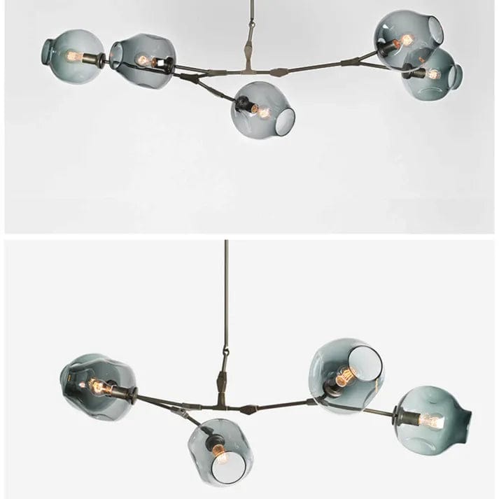 Bubble Glass Sputnik Chandelier – Modern Elegance