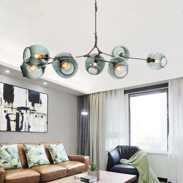 Bubble Glass Sputnik Chandelier – Modern Elegance