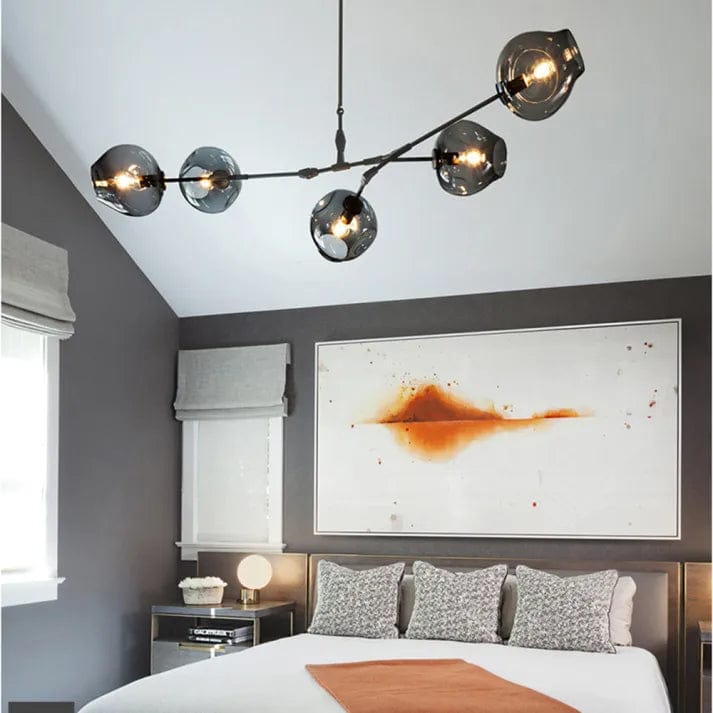 Bubble Glass Sputnik Chandelier – Modern Elegance