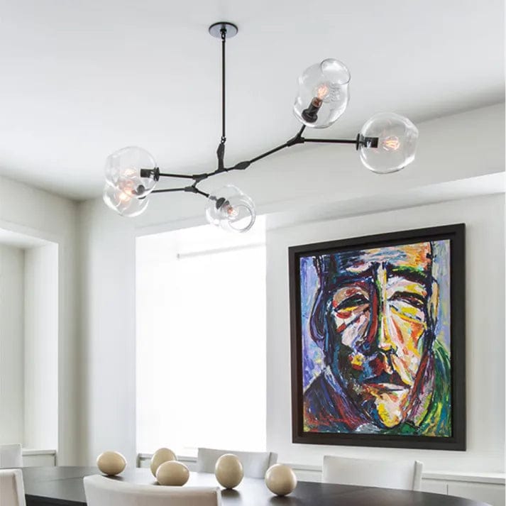 Bubble Glass Sputnik Chandelier – Modern Elegance