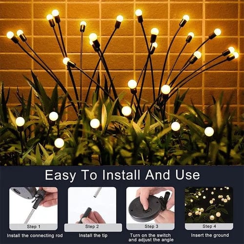 Flexible Solar Firefly Lights – Magical Outdoor Decor