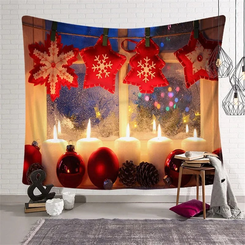 Christmas Snowman Tapestry