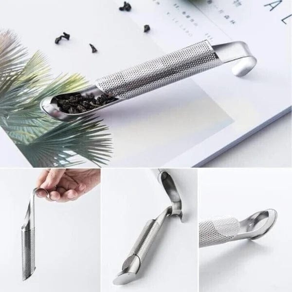 Stainless Steel Tea Infuser – Creative Pipe Design