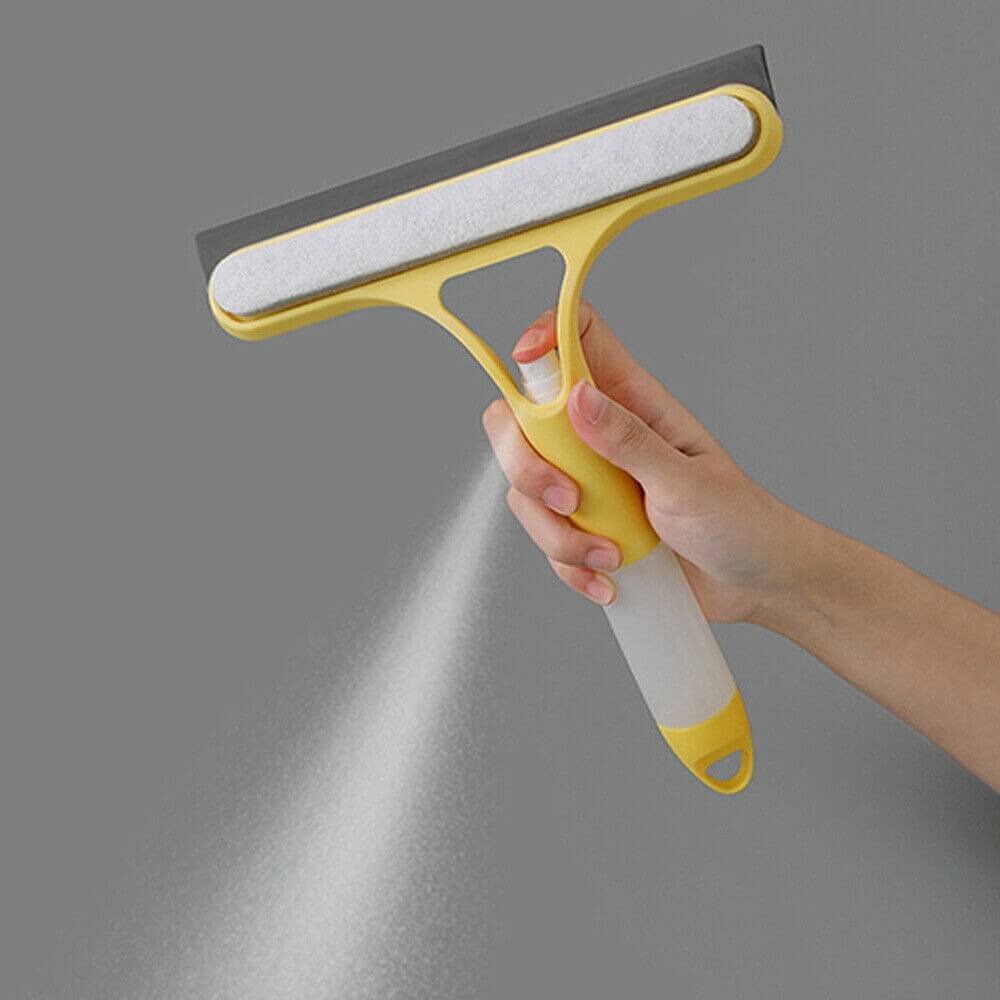 ClearGlass 3-in-1 Window Wiper with Built-in Sprayer | 1+1 Free