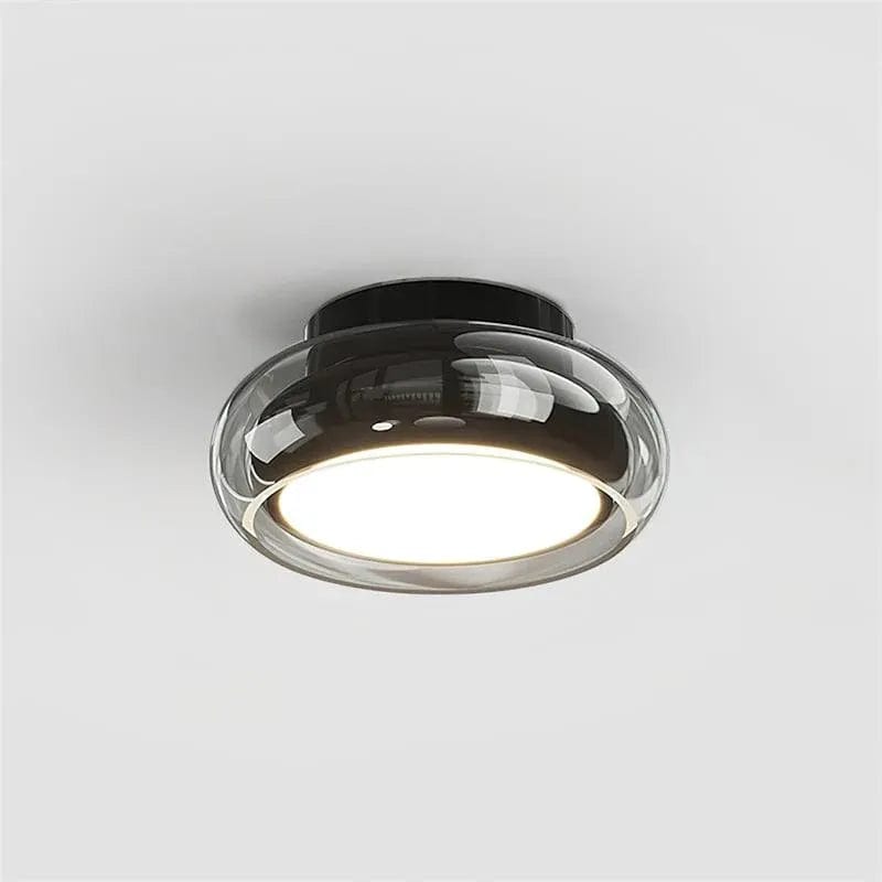 Vintage Small Acrylic LED Ceiling Light - Compact Retro Design