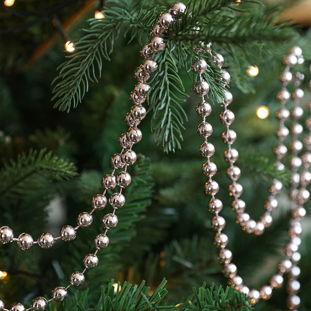 5m Beaded Chain Garland for Christmas & Wedding Tree Decorations