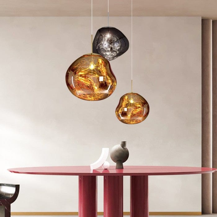 Dynamic Pendant Lamp – Striking Modern Design with Mirror Finish