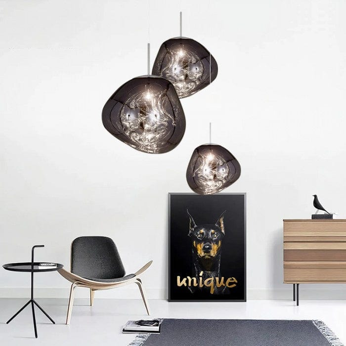 Dynamic Pendant Lamp – Striking Modern Design with Mirror Finish