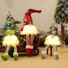 Christmas Gnome Faceless Doll Night Light | LED Xmas Holiday Decor Set of 3