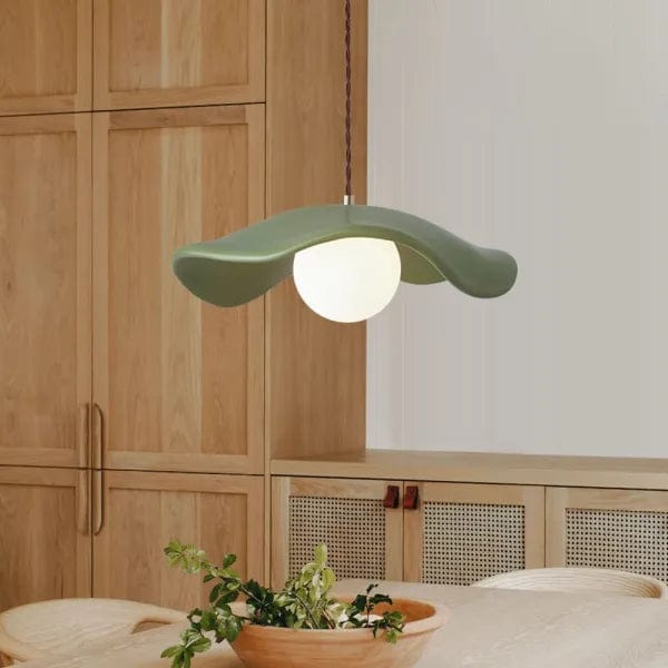 LotusGlow Pendant Light – Organic Elegance for Your Dining Space