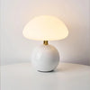 French Cream Mushroom Lamp – Bauhaus-Inspired Elegance