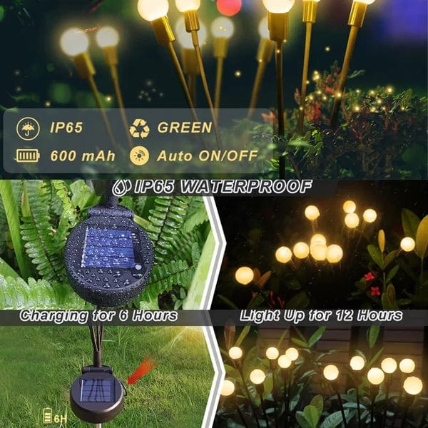 Solar Starburst Outdoor Lights – Romantic Garden Decor