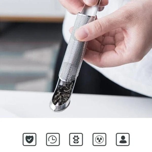 Stainless Steel Tea Infuser – Creative Pipe Design