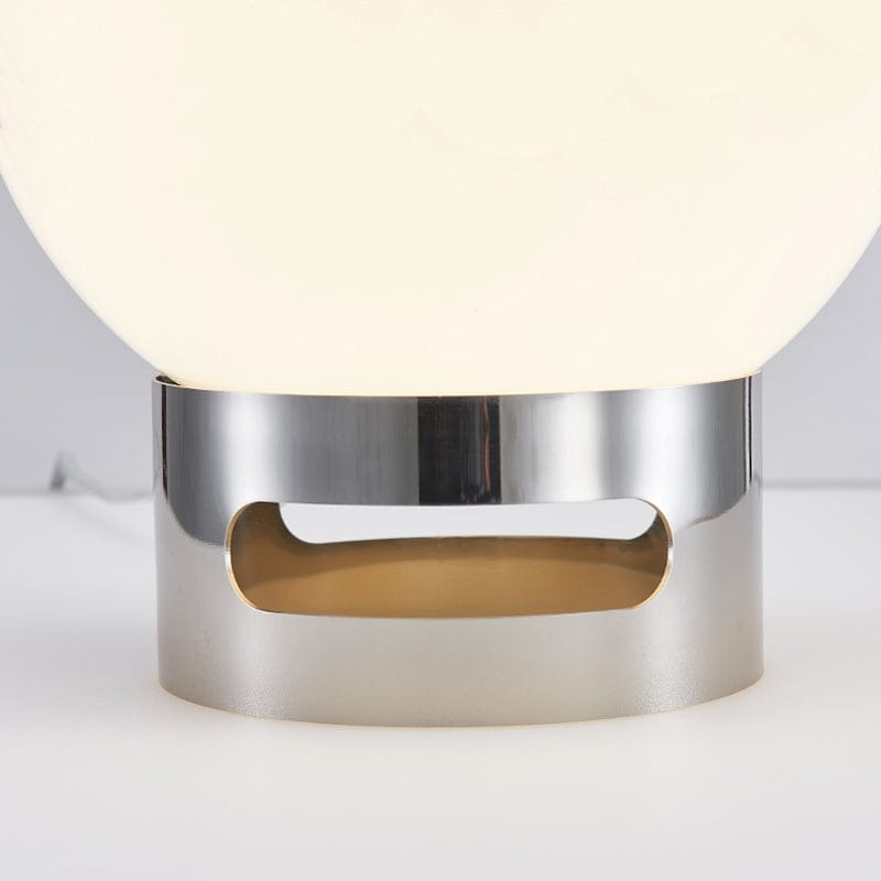 French Opal Bauhaus Table Lamp – Minimalist Design with Soft Lighting