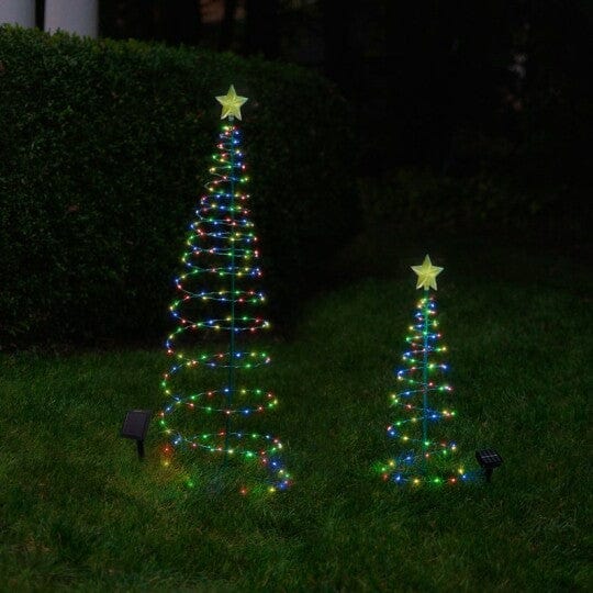 Solar-Powered Holiday Decoration - Snow Tree for Your Garden