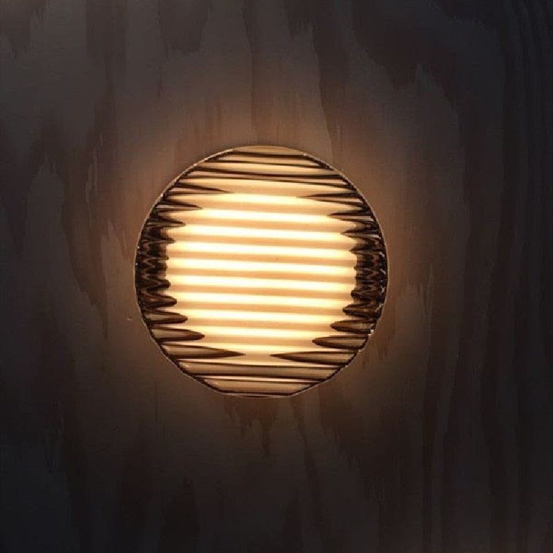 Modern Round LED Wall Light for Indoor and Outdoor Use