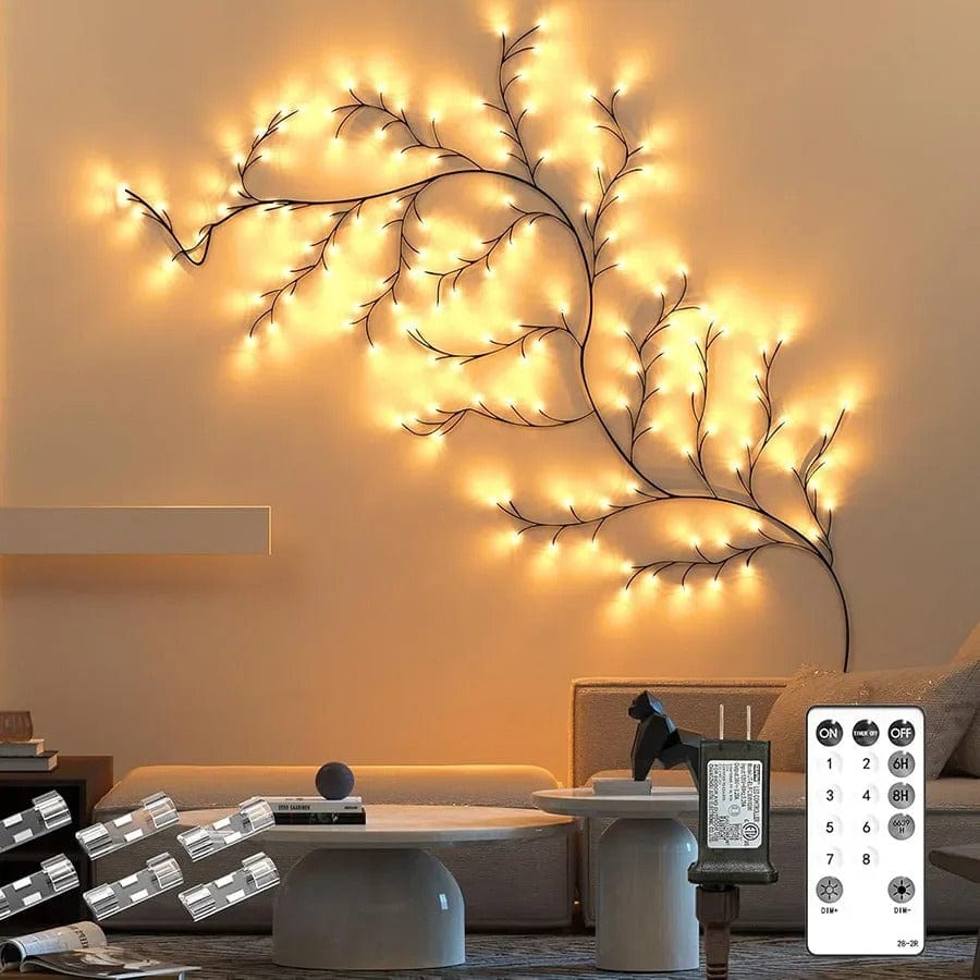 Twilight Twinkle Wall Tree – Radiant Holiday Wall Decor