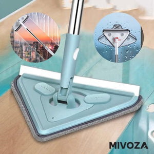 Multifunctional Triangle Mop with Rotating Head – All-in-One Cleaner, 160cm Handle