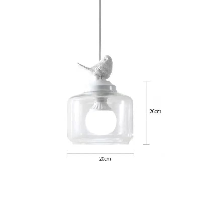 Bird Hanging Lamp - Whimsical Elegance with Warm LED Lighting