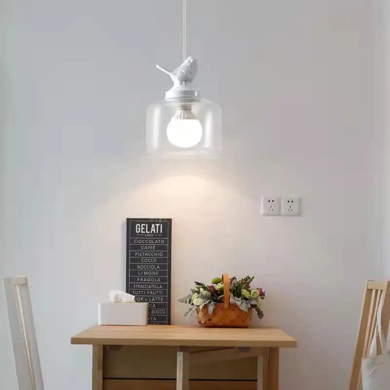 Bird Hanging Lamp - Whimsical Elegance with Warm LED Lighting