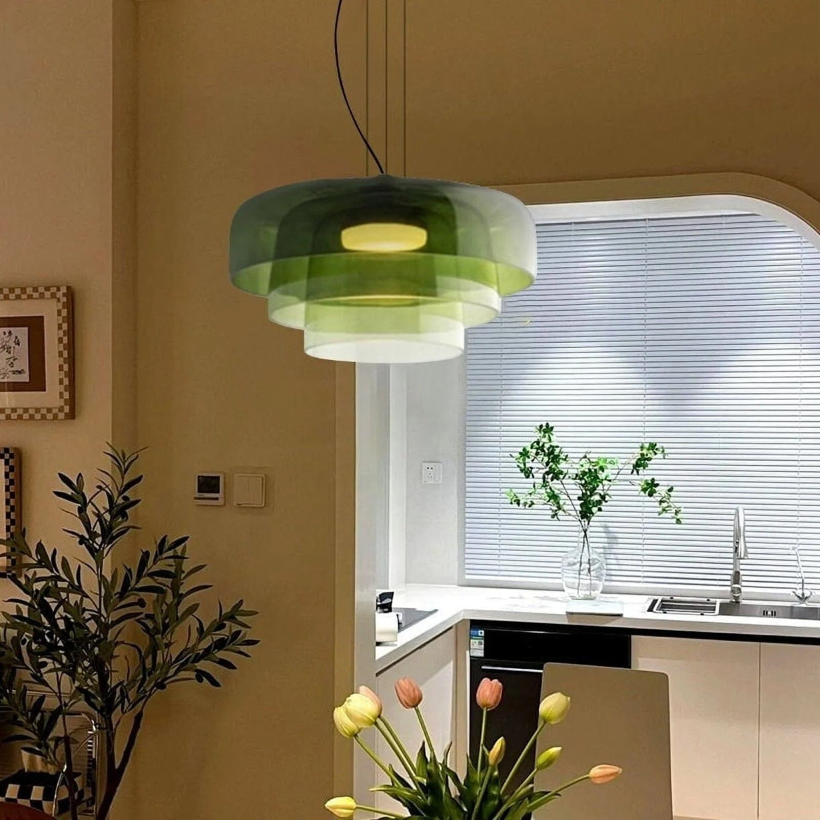 Unique Glass Pendant Lamp – Stylish and Custom Hanging Light