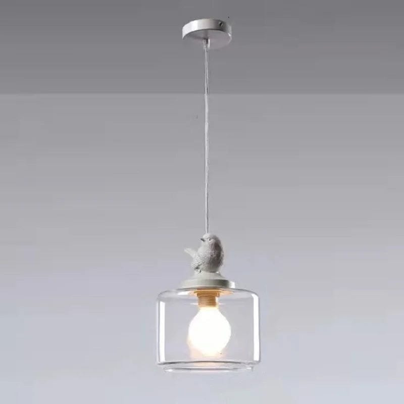 Bird Hanging Lamp - Whimsical Elegance with Warm LED Lighting