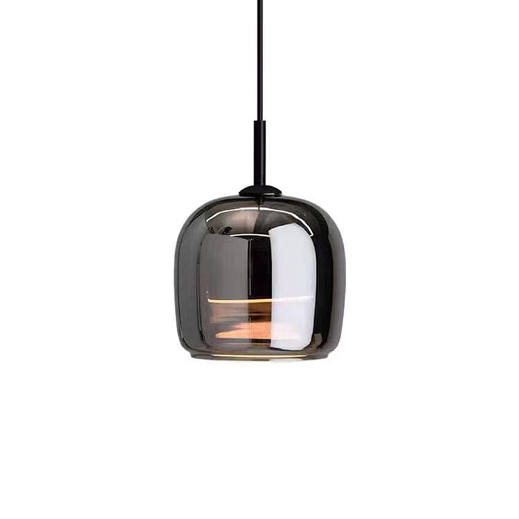 Nordic Black Glass Pendant Light – Modern Elegance for Sophisticated Interiors