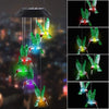 LED Solar Hummingbird Wind Chime – Color-Changing Waterproof Garden Decoration