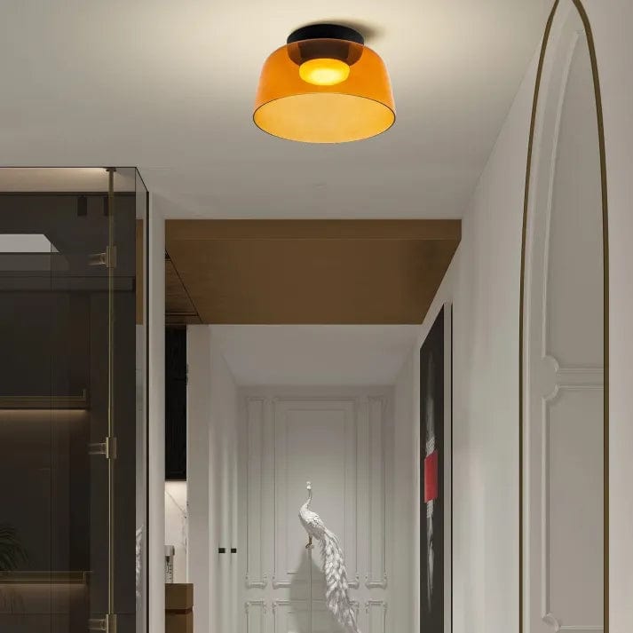 Medieval Glass Ceiling Lamp – Timeless Elegance with Modern Flair