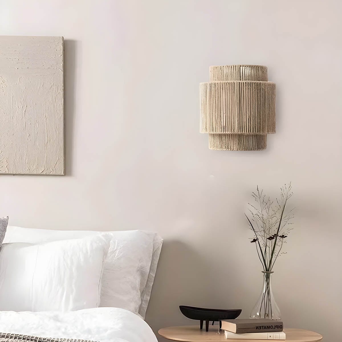 Hikari Natural Rope Wall Light - Elegant Ambient Lighting