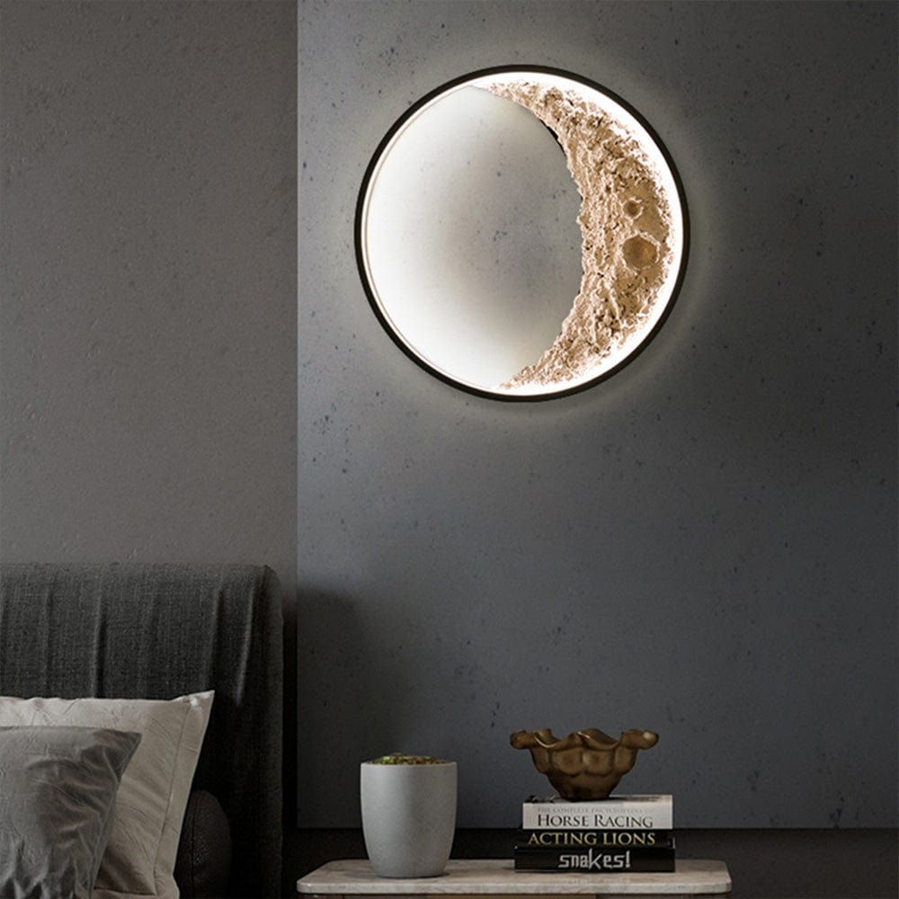 3D Moon Wall Lamp – Celestial LED Crescent Light