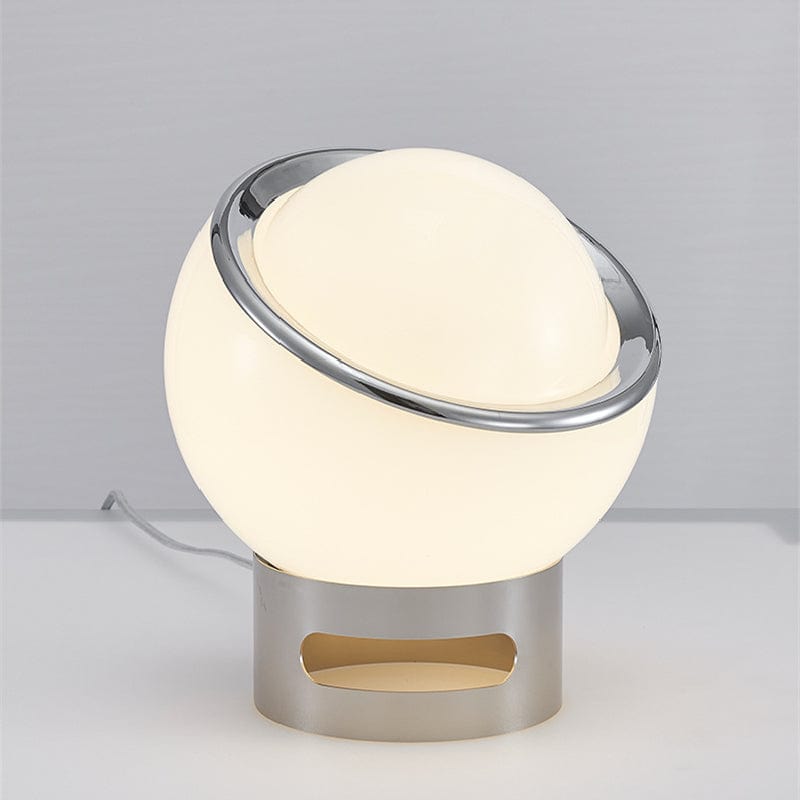 French Opal Bauhaus Table Lamp – Minimalist Design with Soft Lighting