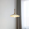 Ceramic Kitchen Island Pendant Light - Elegant Fluted Design