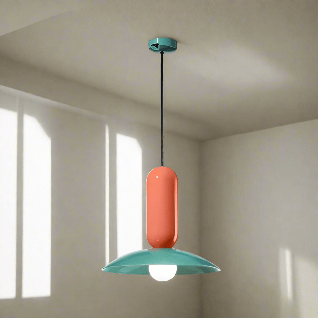 Macaron Frisbee Pau Pendant Lamp - Playful & Sophisticated Design